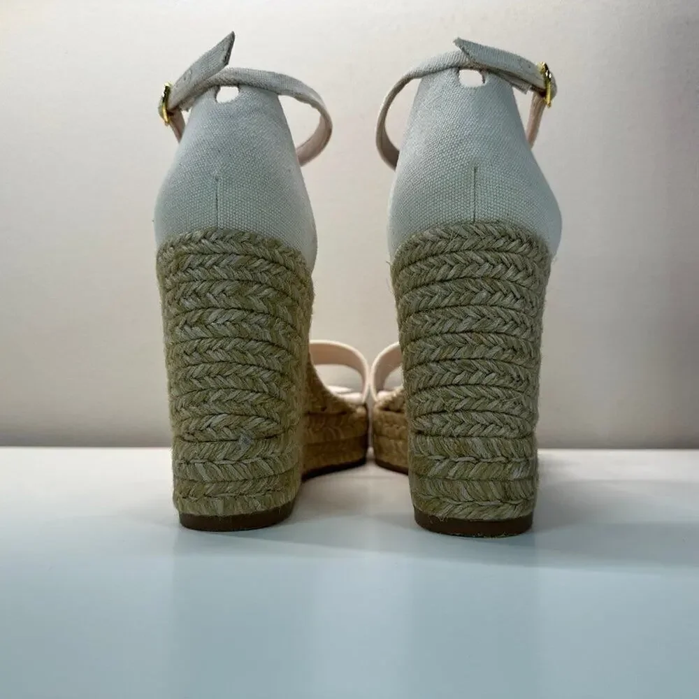 LNWB | Stuart Weitzman | Platform Sandals | Beige | Size 8.5 US